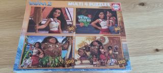 Puzzle Vaiana 2: 4 Multi- Puzzles