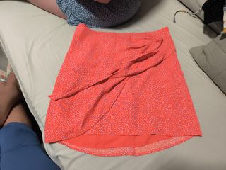 Falda roja Mango L - Pareo