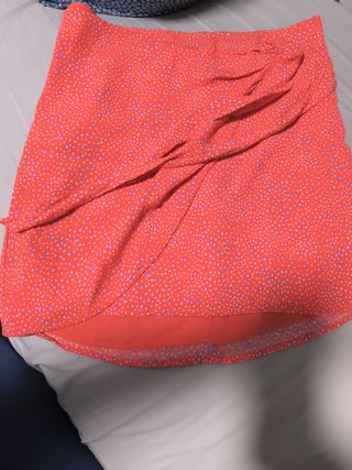 Falda roja Mango L - Pareo