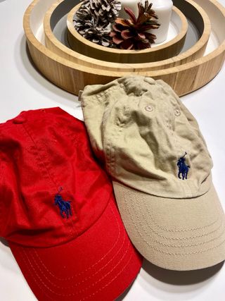 2 Gorras Polo Ralph Lauren Niño con logo