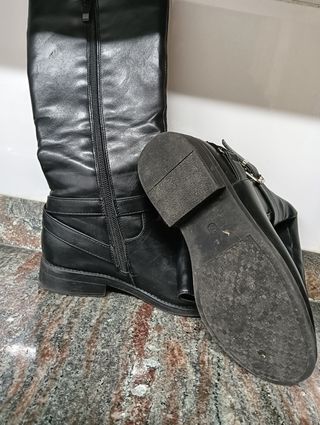 Botas altas niña piel número 34