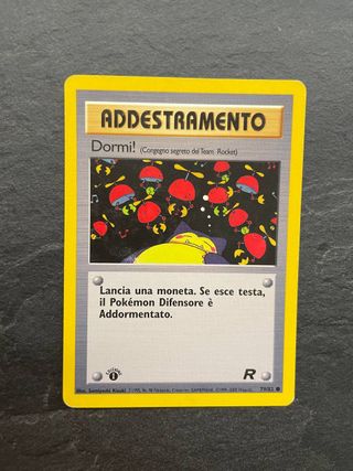Carta Pokémon vintage Addestramento - Dormi! 79/82