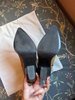 Botines Zara serraje marrón