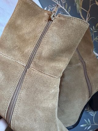 Botines Zara serraje marrón