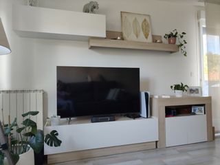 Armario TV módulos,blanco/madera
PRECIO NEGOCIABLE