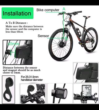 Ciclocomputador Bicicleta 2.8" NEWBOLER