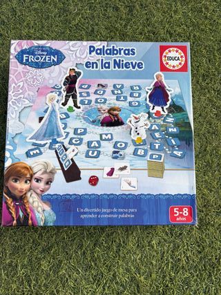 Juego Frozen Palabras en la Nieve