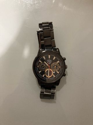Reloj cronógrafo negro