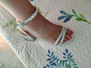 Lote top lentejuelas plateado + zapatos+bolso 
