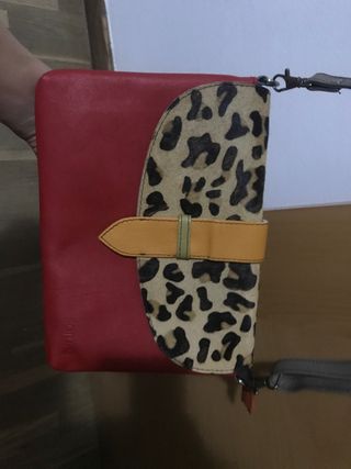 Bolso Saruka piel - Rojo