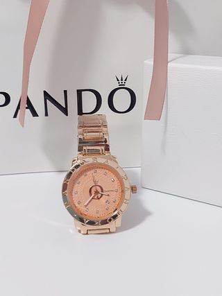 Reloj Pandora Rosa Dorado
