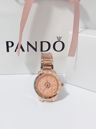 Reloj Pandora Rosa Dorado