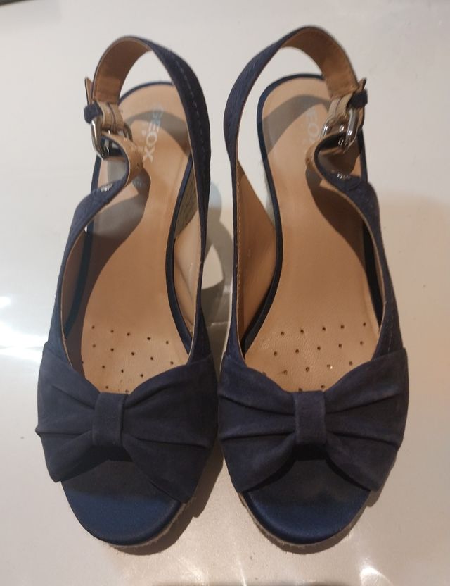 Alpargatas Geox azul marino 37