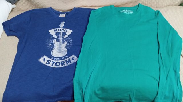 2 Camisetas Niño 11/12 años