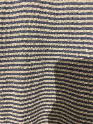 Vestido rayas azul gris - Largo