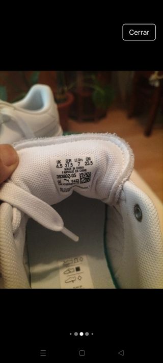 Zapatillas Puma blancas