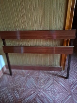 Cabecero y piecero cama madera