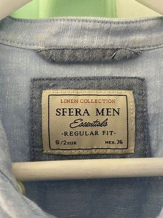 Camisa Sfera hombre, azul, M