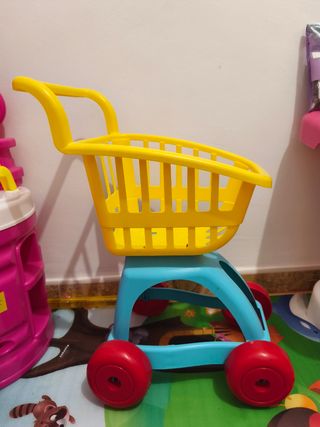 Carrito compra juguete niño