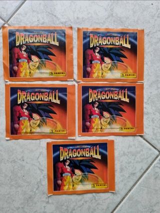 5 Bustine Dragonball GT Panini Originale Sealed Pr