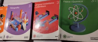 5 
Libros 3ESO Construint Mons. Grupo Santillana.
