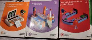 5 
Libros 3ESO Construint Mons. Grupo Santillana.
