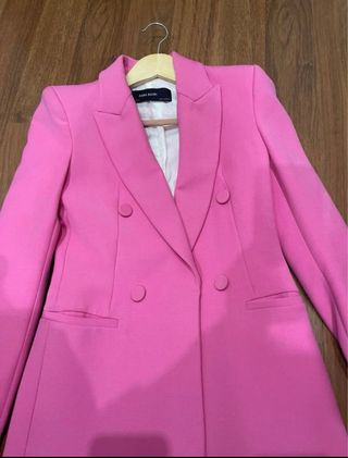 Blazer rosa Zara - Talla S