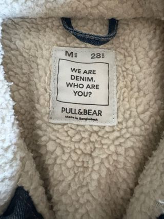Cazadora vaquera Pull&Bear borreguillo