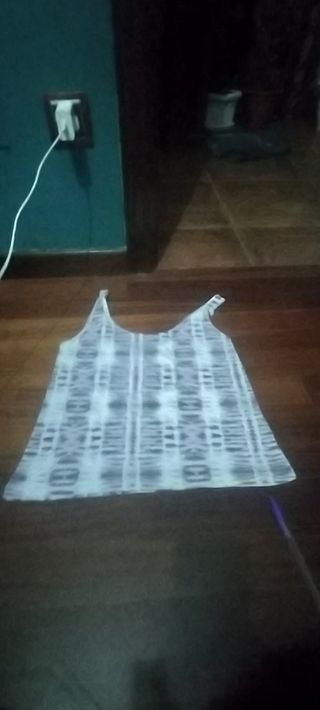Camiseta tirantes | Lila-Blanco