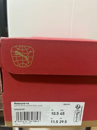 Zapatillas PUMA Rebound V6 - Talla 45
