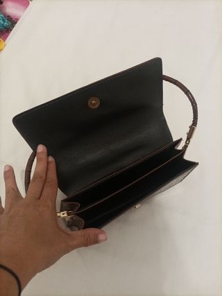 Bolso bandolera marrón