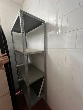 Estantería metálica 4 baldas - Gris