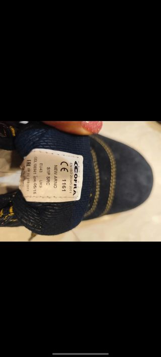 Scarpe Cofra antinfortunistiche blu