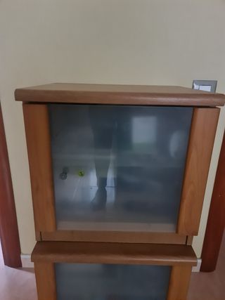 Mesitas noche Ikea cristal 50x40x47