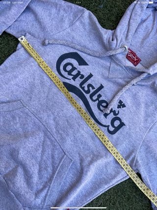 Tuta sportiva Carlsberg grigia palestra danza pesi