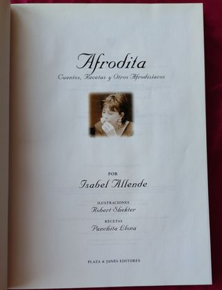 Afrodita, cuentos,recetas y otros afrodisíacos