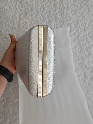 Bolso Fiesta Brillante - Plateado