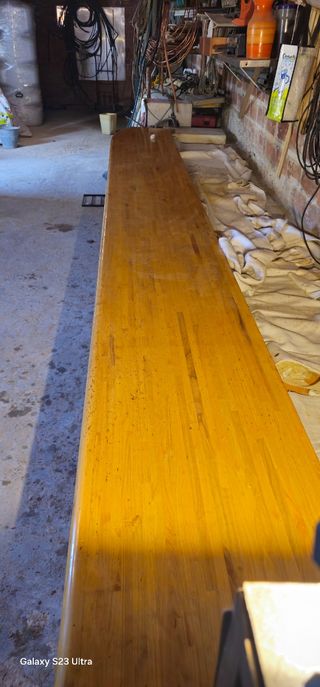 Barra bar madera maciza roble