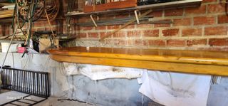 Barra bar madera maciza roble