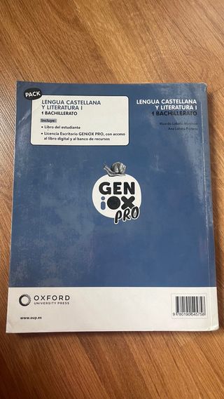 libro lengua castellana y literatura de 1º bachill