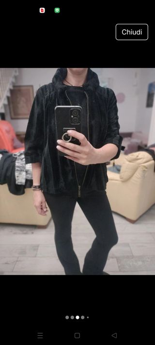 Cappotto corto River Island nero