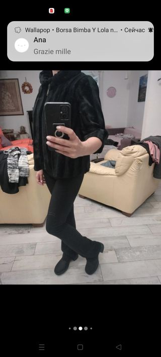 Cappotto corto River Island nero