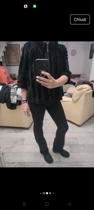 Cappotto corto River Island nero