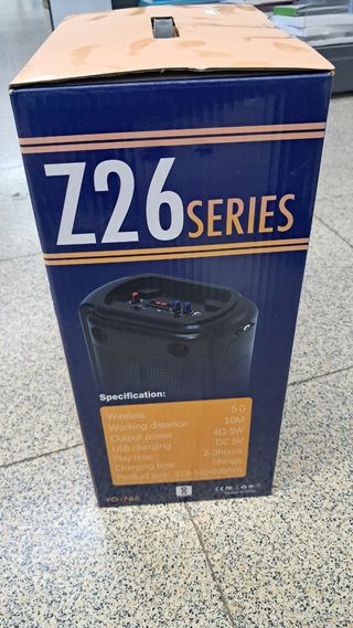 Altavoz inalámbrico SoRoo 8" Z26
