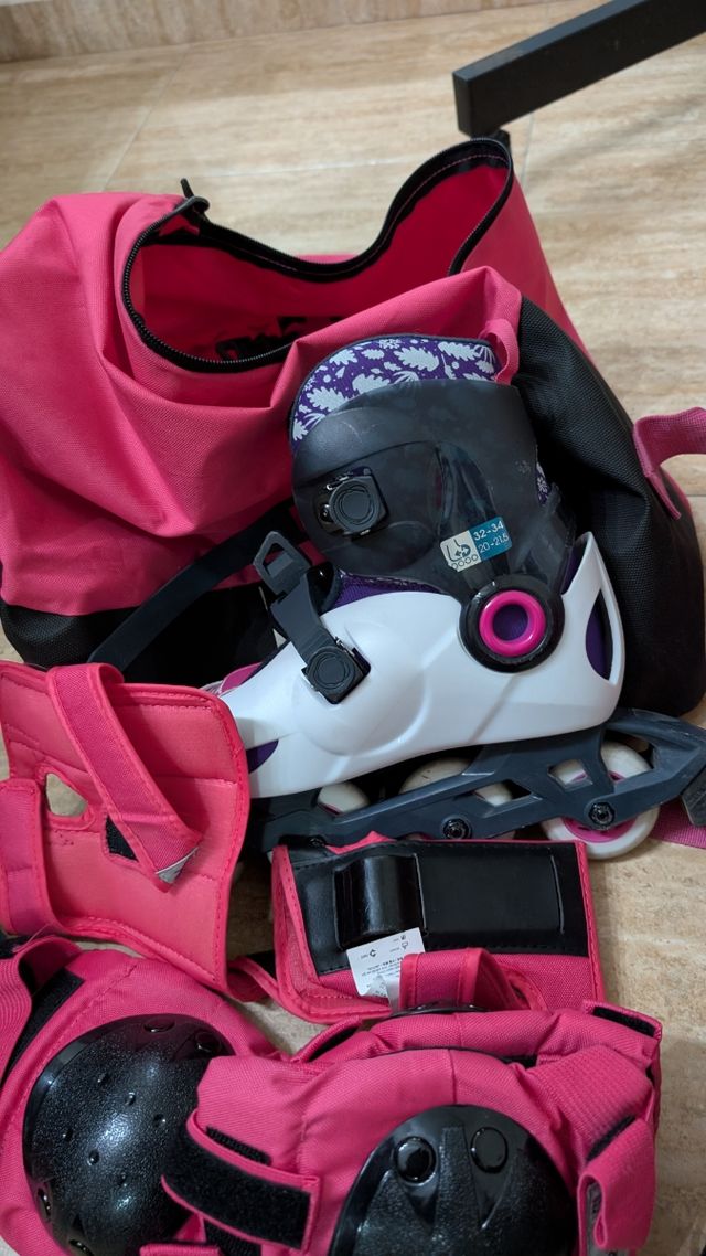 Patines niña + protecciones