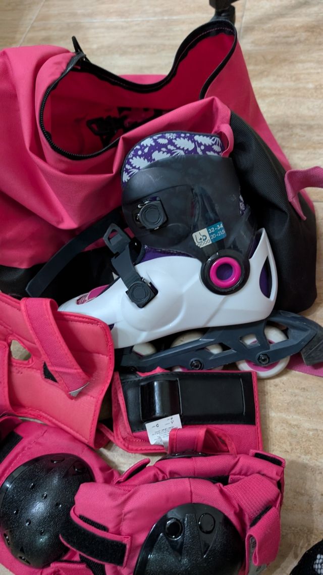 Patines niña + protecciones