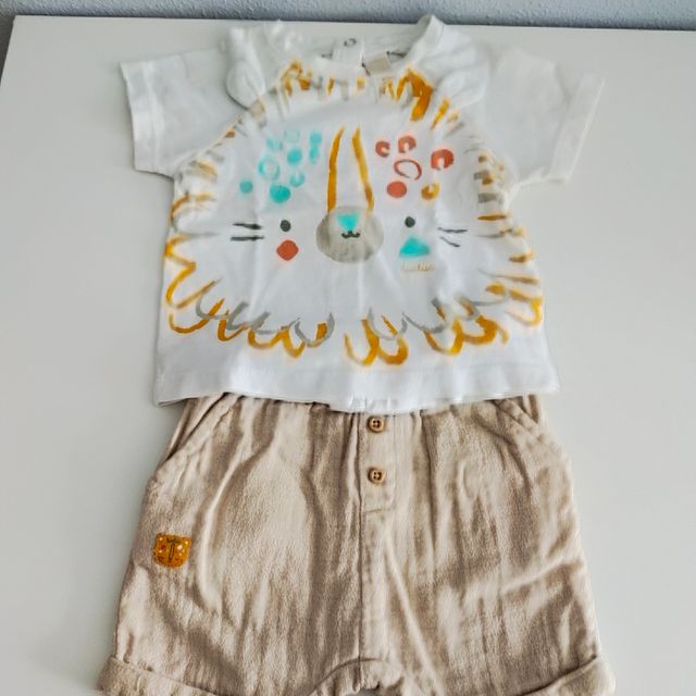 Conjunto Tuc Tuc bebé 3-6 meses