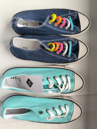 2 pares de zapatillas TEX - Talla 35