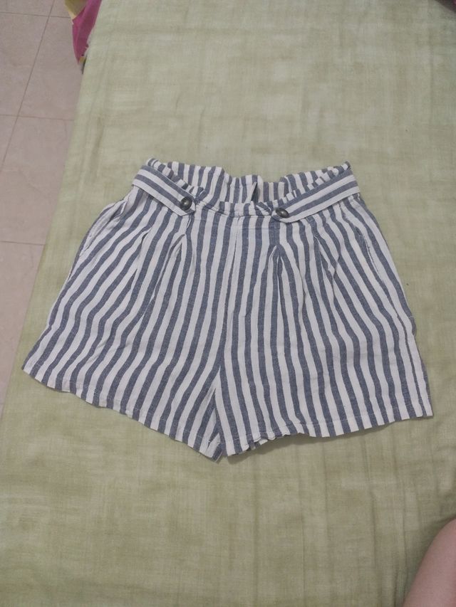 Shorts rayas Stradivarius