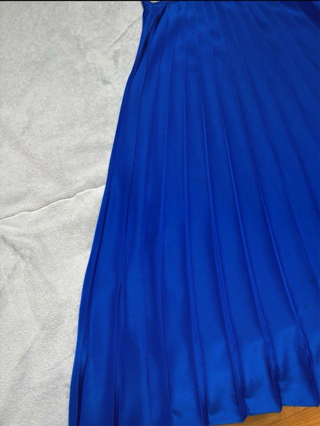 Gonna plissettata blu Dondup